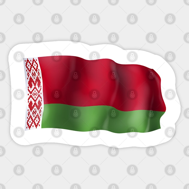 Belarus flag Sticker by SerenityByAlex